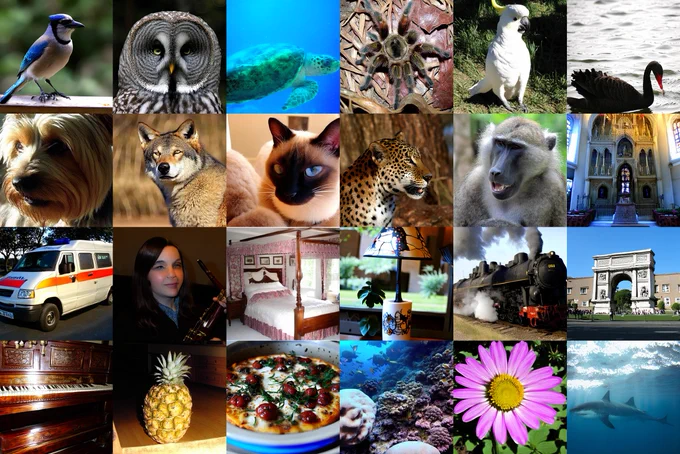 Images generated by SR-DiT-B