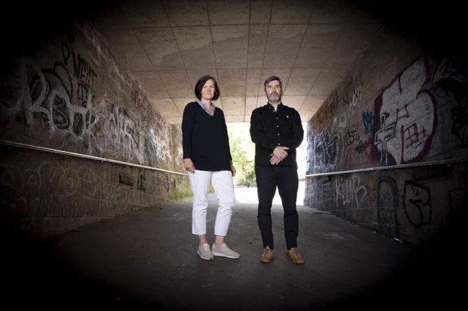Professor Sharon Hutchinson and Professor Andrew McAuley.