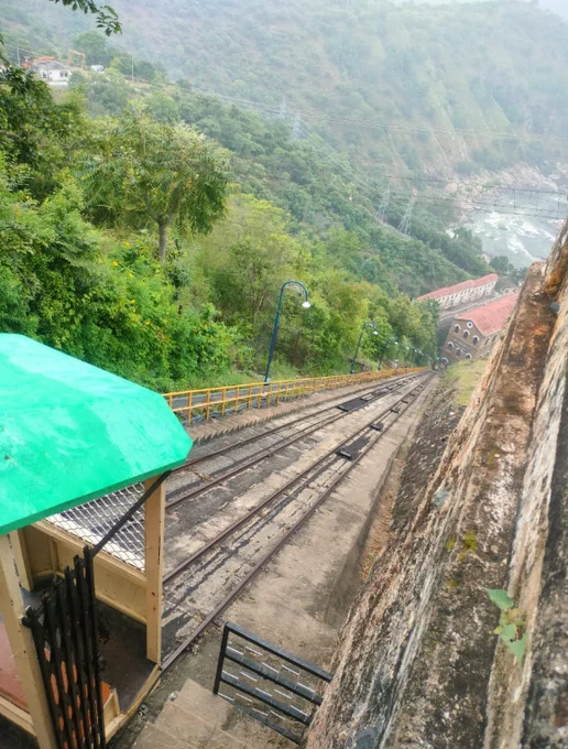 Shivanasamudra skip car track. I remember taking them and going down to the generator hall in 1991. Time flies. 