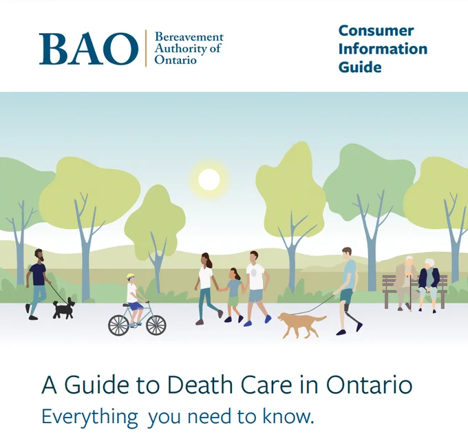 The cover of the BAO guide shows people enjoying a public park.