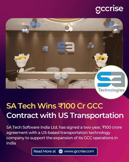 SA Tech signs ₹100 crore GCC deal with US transportation tech firm
