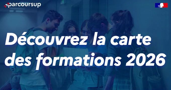 Découvrez la carte des formations Parcoursup 2026