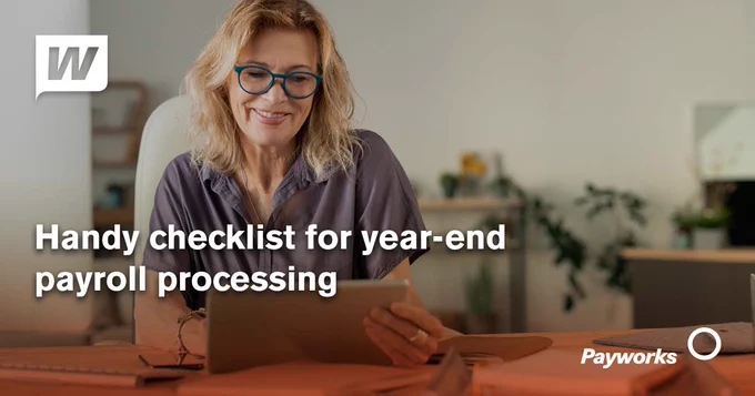 Handy checklist for year-end payroll processing.