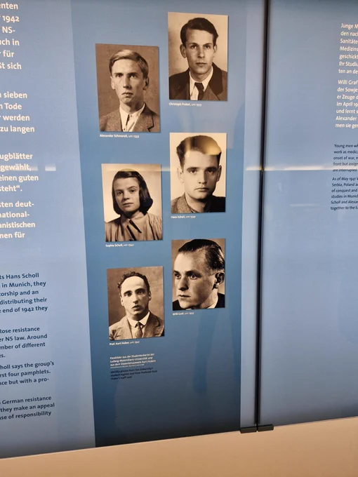 Exhibition on the White Rose Group.