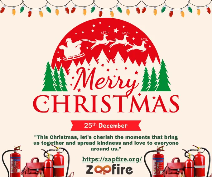 Merry Christmas! 🎅🎄
Stay safe, stay protected, and enjoy the festive cheer with Zap Fire. 🔥✨#MerryChristmas #ZapFire #FireSafety #StaySafe #ChristmasGreetings #FireProtection #SafetyFirst #FestiveSeason #TrustedProtection