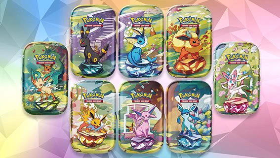 Pokemon TCG Prismatic Evolutions Mini Tins
