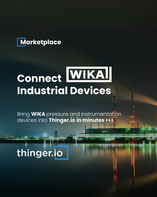 New Grupo WIKA, industrial devices now integrate with Thinger.io IoT Marketplace!