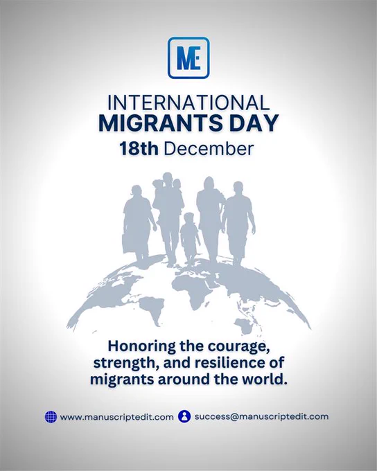 Millions of people move across borders to work, study, and build safer lives for their families. Their journeys power economies, enrich cultures, and connect societies.

#InternationalMigrantsDay