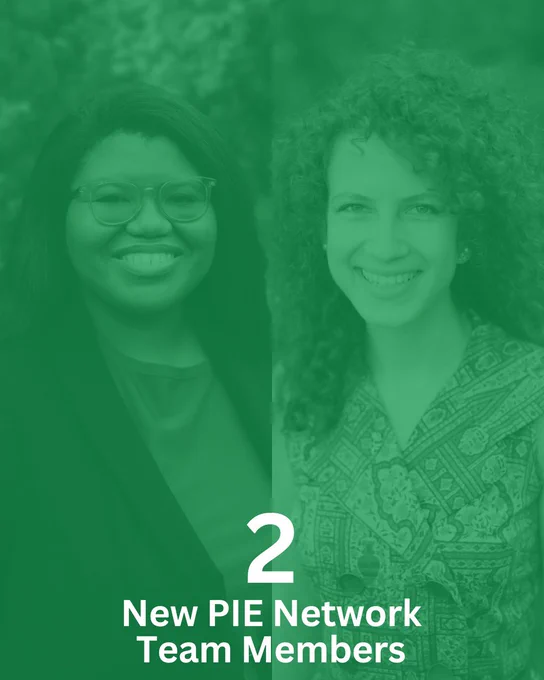 8. Image showing two new team members of the PIE Network, Kayla Ward and Joy Lyman