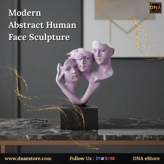 Modern Abstract Human Face Sculpture - https://dnaestore.com/products/modern-abstract-human-face-sculpture 🗿✨

This modern abstract human face sculpture adds artistic charm to any home or office. Crafted from premium polyresin, its sleek modern design enhances shelves, tables, and workspaces. A stylish showpiece perfect for contemporary decor and thoughtful gifting.

Key Features:

Modern Abstract Design – Adds a stylish artistic touch to any space
Premium Polyresin Build – Strong, durable, and high-quality finish
Versatile Decor Piece – Ideal for living rooms, offices, and shelves
Lightweight & Stable – Easy to place on tables and consoles
Perfect Gift Choice – Great for art lovers and modern decor enthusiasts.

Explore more at www.dnaestore.com

#ecommerce #onlineshopping #dnaestore #modernhomedecor #abstractsculpture #humanfacesculpture #artisticdecor #contemporarydecor #moderninteriors #luxuryhomedecor #abstractartpiece #statementdecor #homeaccentideas #interiorstyling #creativeho