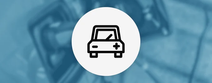 Symbolgrafik iens Elektroautos