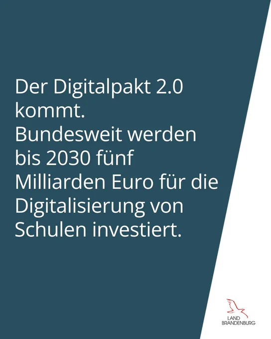 Der Digitalpakt 2.0 kommt. Bundesweit werden bis 2020 fünf Milliarden Euro für die Digitalisierung von Schulen investiert. 