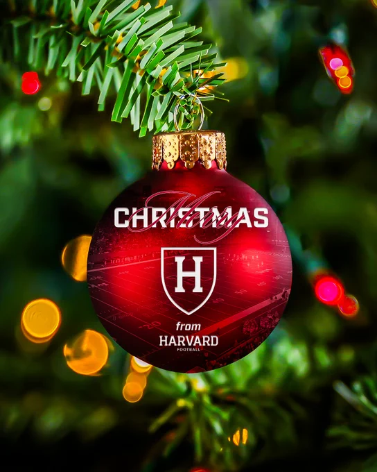 Merry Christmas from Harvard Football