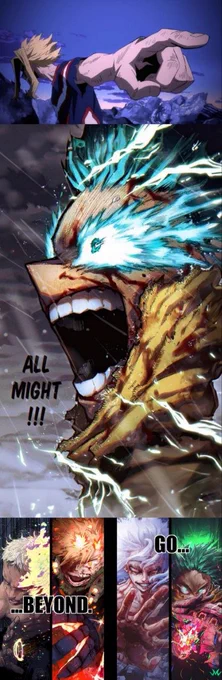 Go Beyond "PLUS ULTRA"!!                                                                               -yagi toshinori