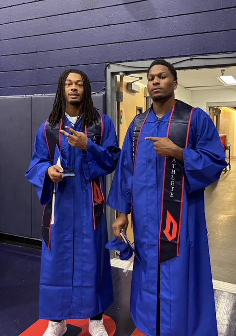 Bhall and Awill together at graduation