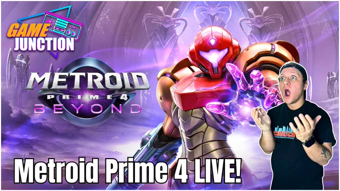 Going LIVE playing Metroid Prime 4 on Nintendo Switch 2 in just a few minutes! Let's chat and play some video games on Game Junction

Watch here: https://youtube.com/live/sxj-I4G9aQM?feature=share