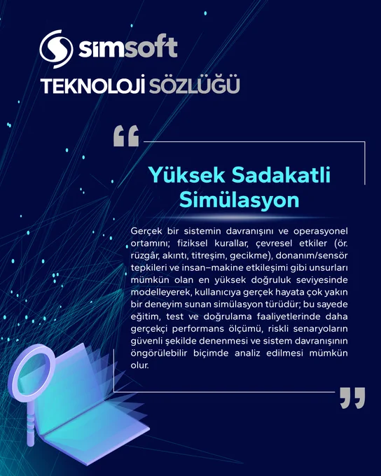 Simsoft, Yüksek Sadakatli Simülasyon