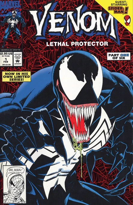 Venom: Lethal Protector (1993 series) #1 Mark Bagley cover