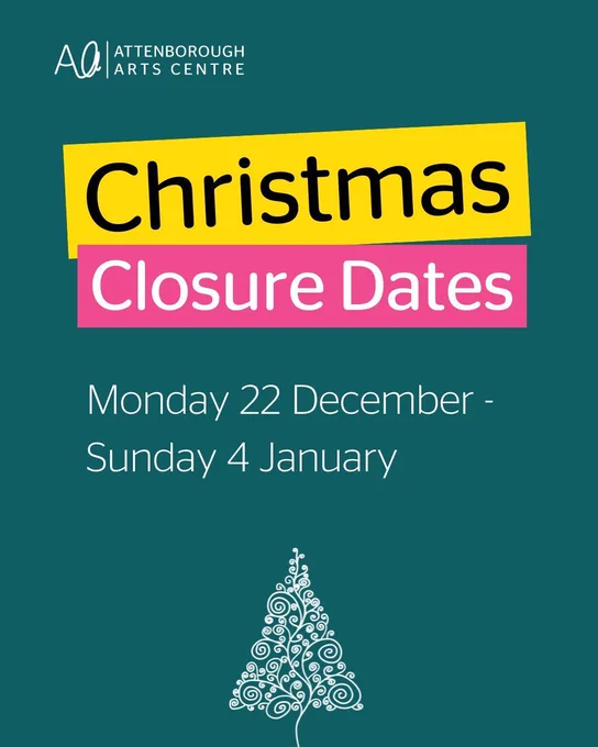 Christmas Closure Dates. Monday 22 December - Sunday 4 January.