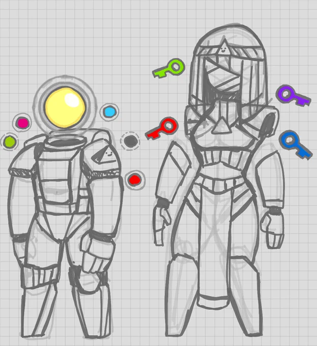 Character design based on Orbit and Limbo by Mindcap