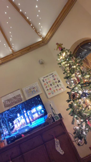 Christmas living room and the like