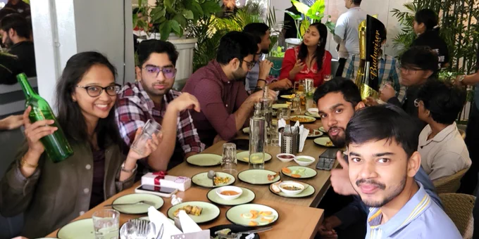 Team Lunch at Raga AI 2025