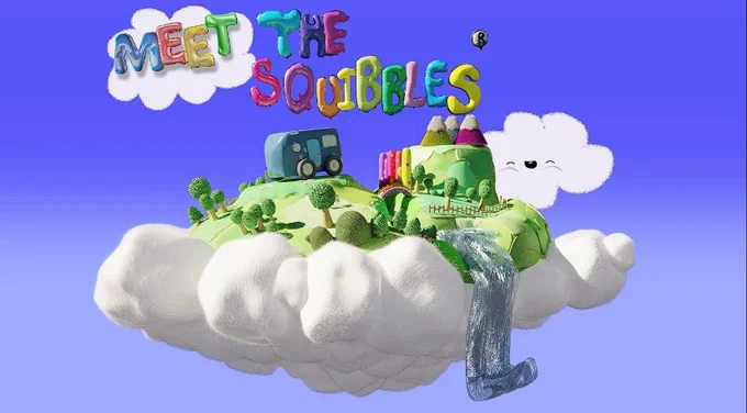 Title screen for Meet The Squibbles