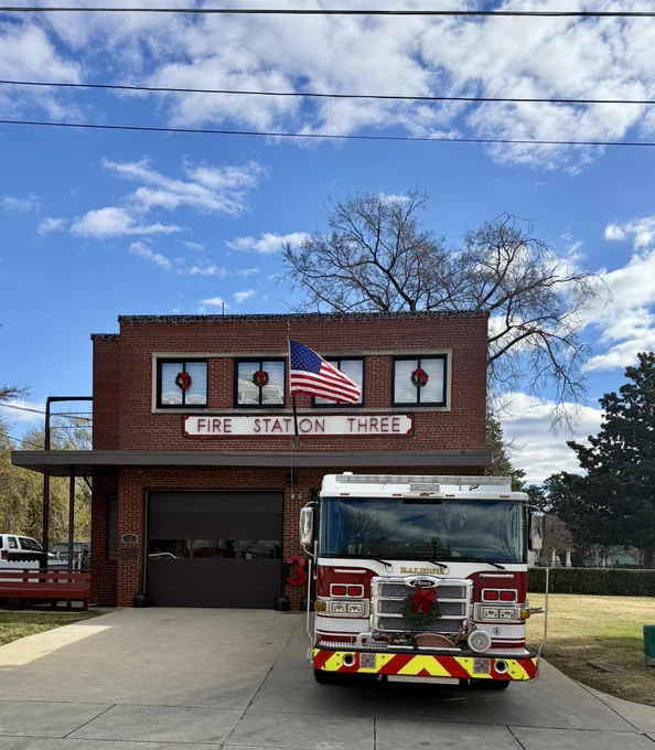 Fire Station 3 on a sunny winter day.