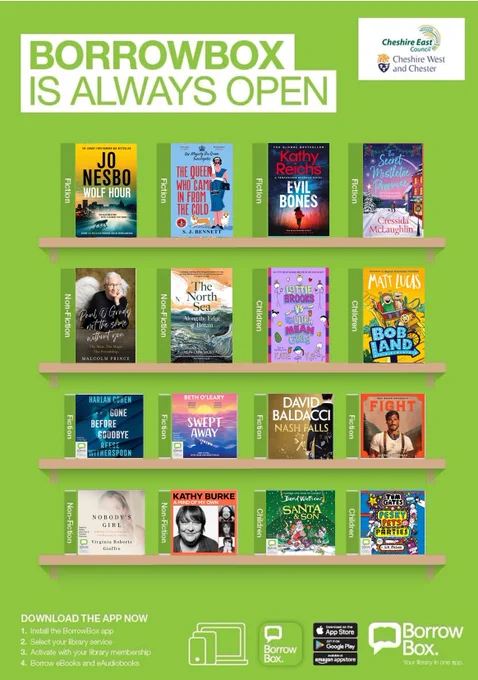 #Borrowbox is your library in one app!