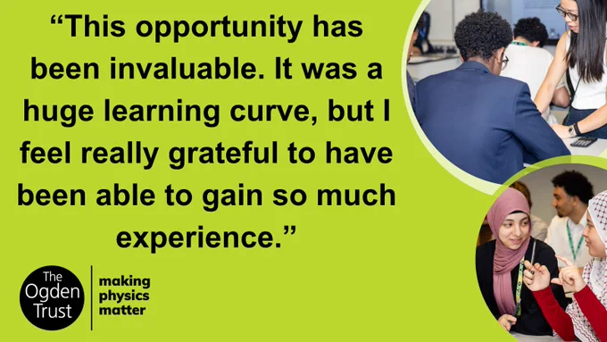 This opportunity has been invaluable. It was a huge learning curve, but I feel really grateful to have been able to gain so much experience