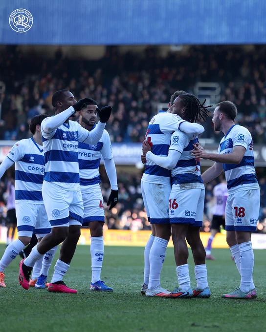 Rumarn Burrell celebrates his 10th goal of the season.