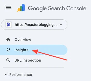 Google search console insights