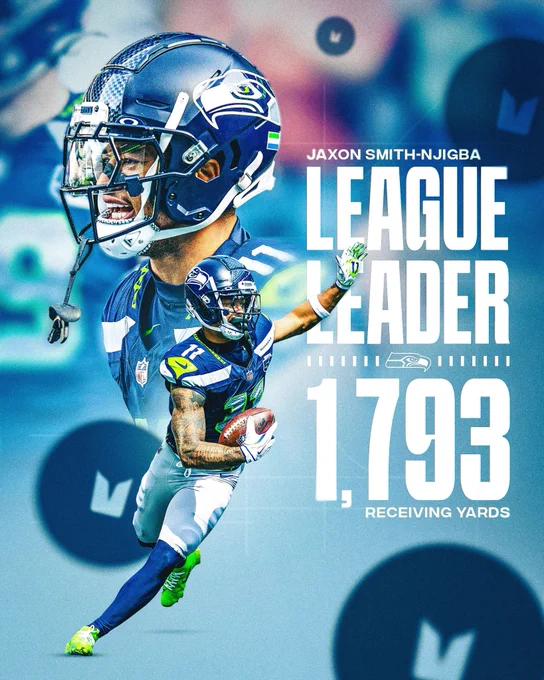 Jaxon Smith-Njigba League Leader Receiving Yards