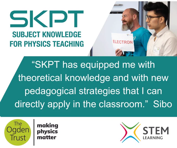 “SKPT has equipped me with theoretical knowledge and with new pedagogical strategies that I can directly apply in the classroom.”  Sibo