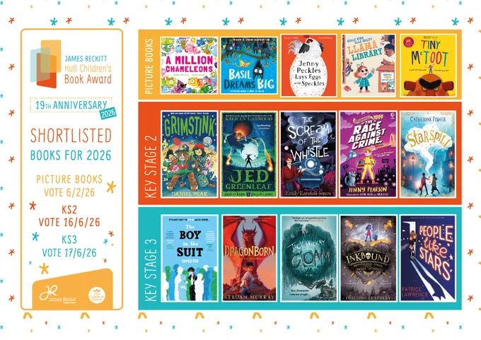 James Reckitt Hull Children's Book Award 2026 shortlists