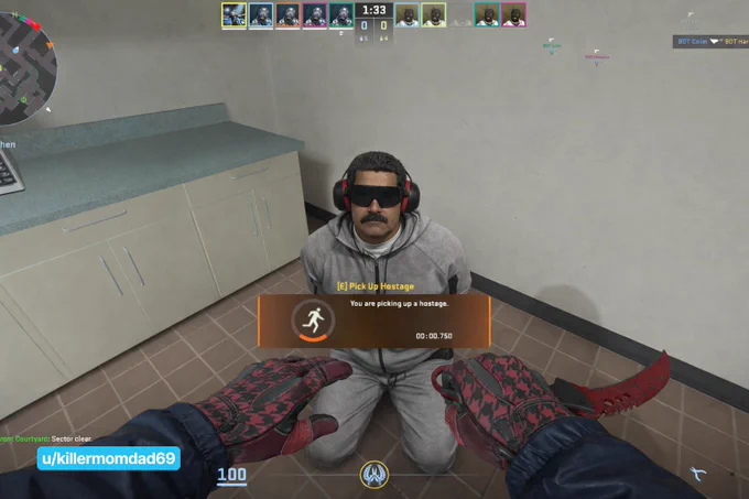 Reddit post: https://www.reddit.com/r/cs2/comments/1q40rdd/taking_the_hostage_back_home/