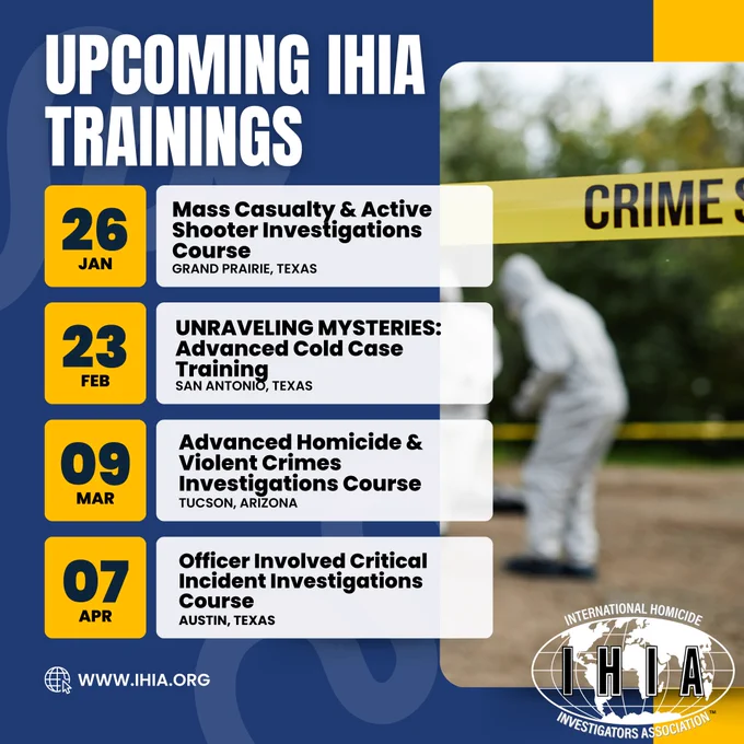 Upcoming IHIA Trainings Graphic
