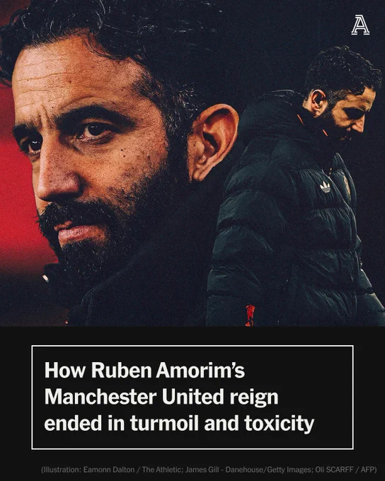 Two photos of Ruben Amorim.
