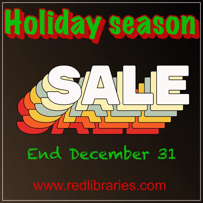 sale, red libraries