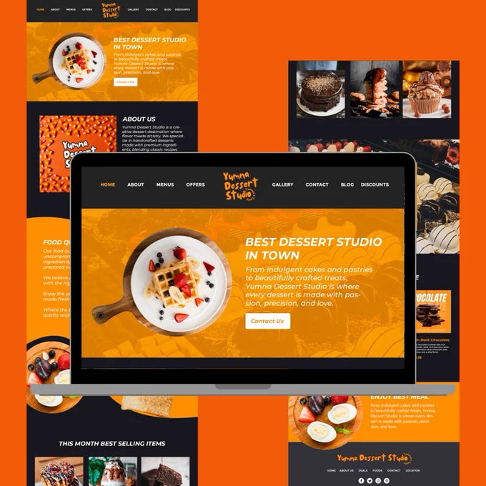 Where design meets dessert perfection 🍮💫

We designed a clean & elegant Website & UI/UX for Yumna Dessert Studio that reflects the art of their creations - refined, smooth, unforgettable.

💌 DM us to elevate your brand with premium UI/UX.