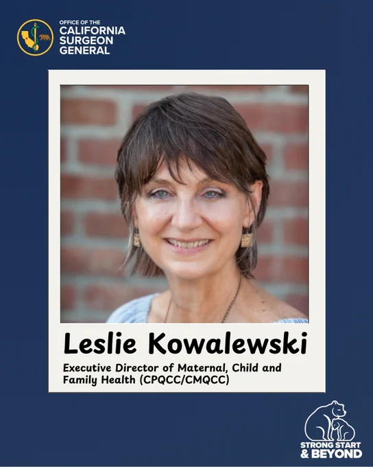 Leslie Kowalewski
Executive Director of Maternal, Child and Family Health (CPQCC/CMQCC)