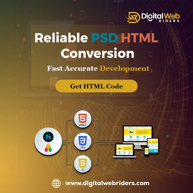 𝐑𝐞𝐥𝐢𝐚𝐛𝐥𝐞 𝐏𝐒𝐃 𝐭𝐨 𝐇𝐓𝐌𝐋 𝐂𝐨𝐧𝐯𝐞𝐫𝐬𝐢𝐨𝐧

Turn your creative designs into clean, fast, and pixel-perfect code.
We convert PSD designs into responsive, SEO-friendly HTML with precision and speed.

➡️ Pixel-perfect layout
➡️ Clean HTML5, CSS3 & JS
➡️ Mobile-first & cross-browser compatible
➡️ Fast turnaround, accurate development

Get production-ready HTML that performs smoothly on all devices.

𝐆𝐞𝐭 𝐇𝐓𝐌𝐋 𝐂𝐨𝐝𝐞 𝐍𝐨𝐰
www.digitalwebriders.com

#PSDToHTML #WebDevelopment #HTML5 hashtag#CSS3 #FrontendDevelopment #DigitalWebRiders #ResponsiveDesign