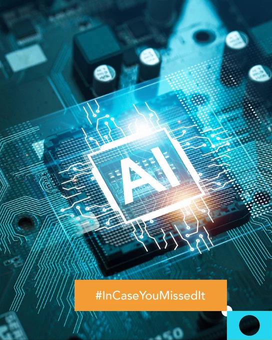 Illustration of artificial intelligence: a glowing ‘AI’ chip integrated into a circuit board, symbolizing advanced digital technology