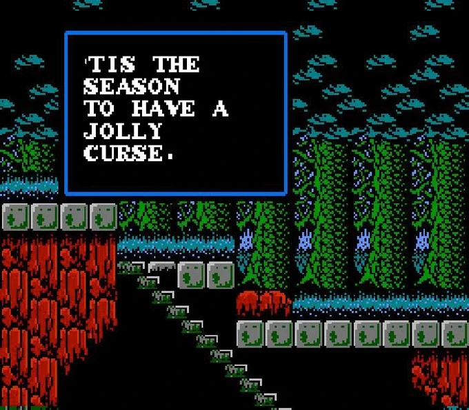 Castlevania 2 edit "'tis the season to have a jolly curse"