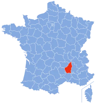 L'Ardèche en rouge
Pas l'Ardèche en bleu