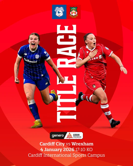 Cardiff City v Wrexham graphic.