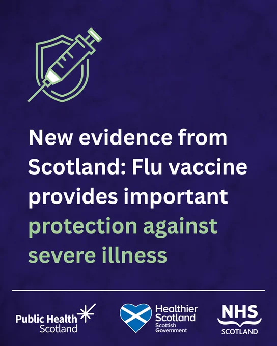 New evidence from Scotland: Flue vaccine provides important protection against severe illness