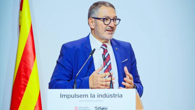 El conseller d'Empresa i Treball participa en l'acte de presentació de balanç dels ajuts a la indústria 2025 a Rubí.