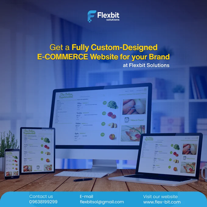 Get a Fully Custom-Designed E-Commerce website for your brand from Flexbit Solutions.
Our services:
 ✅Custom Software
 ✅SaaS Solution
 ✅Mobile Application
 ✅Web Application
Let’s code your dream into reality.
Get in touch with us:
🌐: www.flex-bit.com
📧: flexbitsol@gmail.com
📞: 09638199299
.
.
.
.
.
#flexbitsolutions #linkedin #linkedinpost #softwarecompany #softwaredesign #softwaredevelopment #webdesign #WebDevelopment #websitetraffic #websitedevelopment #ecommerce #ecommercebusiness #EcommerceGrowth