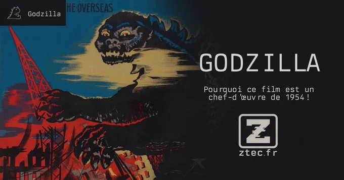 Godzilla french cover of the 1954 movie 
